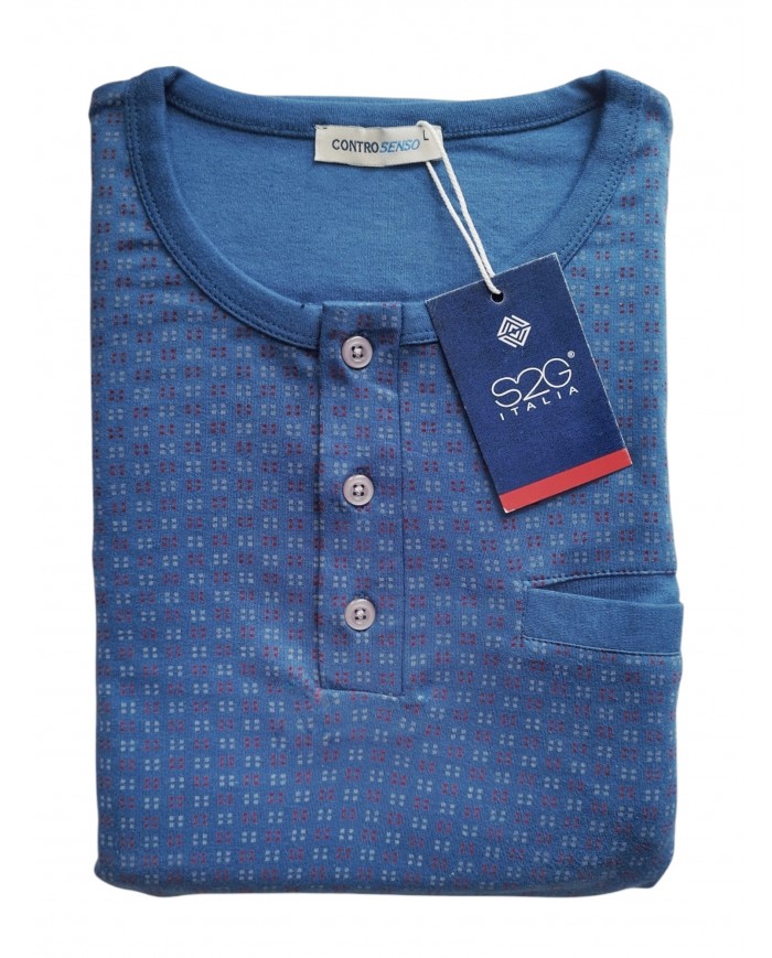 Pigiama uomo caldo cotone S2G U9304