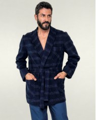 Vestaglia invernale donna lana e cashmere B&B Creazioni art. Jole