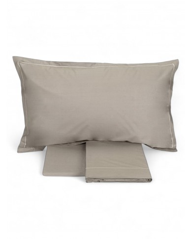 Completo lenzuola matrimoniale in percalle tinta unita Fazzini Teseo