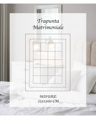 Trapunta matrimoniale velluto retro in sherpa Sofficissima