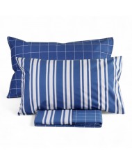 Parure copripiumino matrimoniale double-face 100% cotone Conan S&G Home