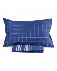 Parure copripiumino matrimoniale double-face 100% cotone Conan S&G Home