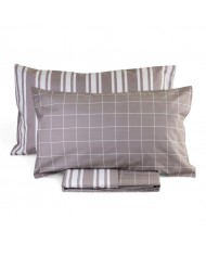 Parure copripiumino letto singolo double-face 100% cotone Conan S&G Home