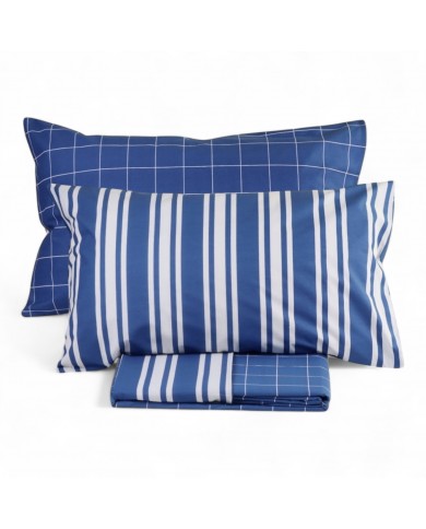 Parure copripiumino letto singolo double-face 100% cotone Conan S&G Home