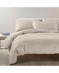 Completo copripiumino da una piazza e mezza Caleffi Bicolor - 100% Cotone - Made in Italy