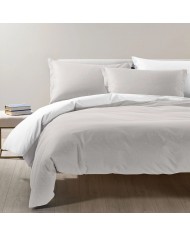 Completo copripiumino da una piazza e mezza Caleffi Bicolor - 100% Cotone - Made in Italy