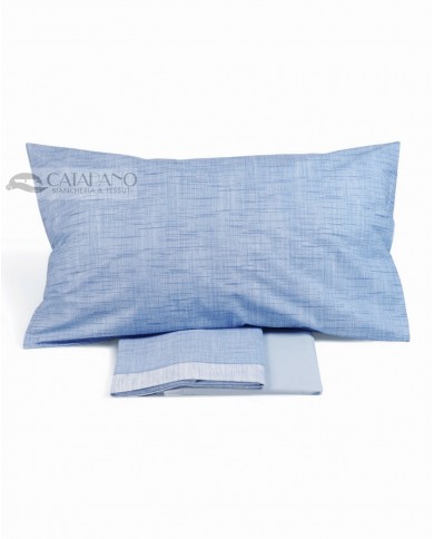 Completo Lenzuola letto singolo Gabel Terra - 100% Cotone - Made in Italy