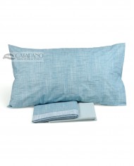 Completo Lenzuola letto singolo Gabel Terra - 100% Cotone - Made in Italy