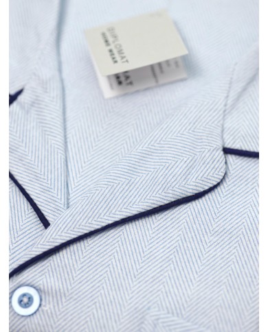 Pigiama Uomo classico in flanella aperto avanti Diplomat