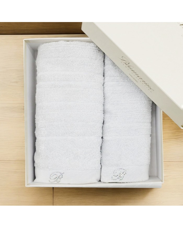 Blumarine Set 1+1 Asciugamani Spugna Samira - Vari Colori