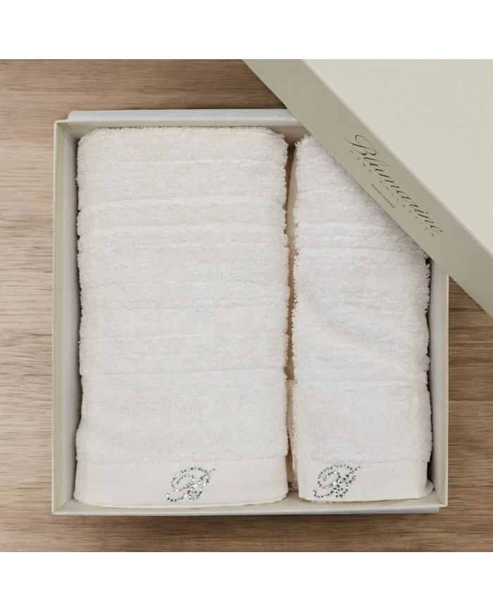 Blumarine Set 1+1 Asciugamani Spugna Samira - Vari Colori