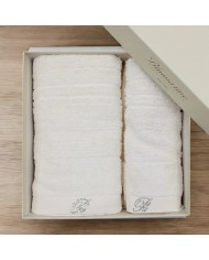 Blumarine Set 1+1 Asciugamani Spugna Samira - Vari Colori