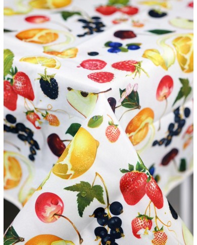 Tovaglia 12 posti antimacchia Frutta var.4