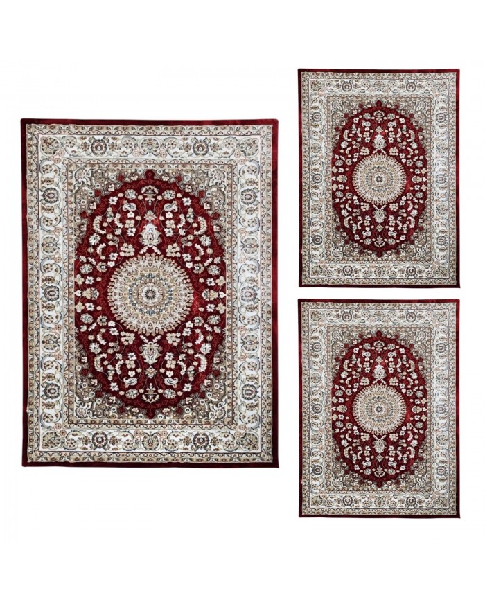 Parure 3 tappeti scendiletto classici Emirates