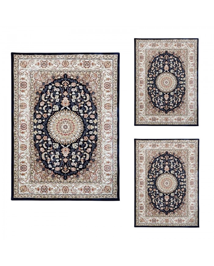 Parure 3 tappeti scendiletto classici Emirates