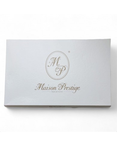 Completo Lenzuola matrimoniali in percalle di cotone ricamo colori pastello art. lc7895