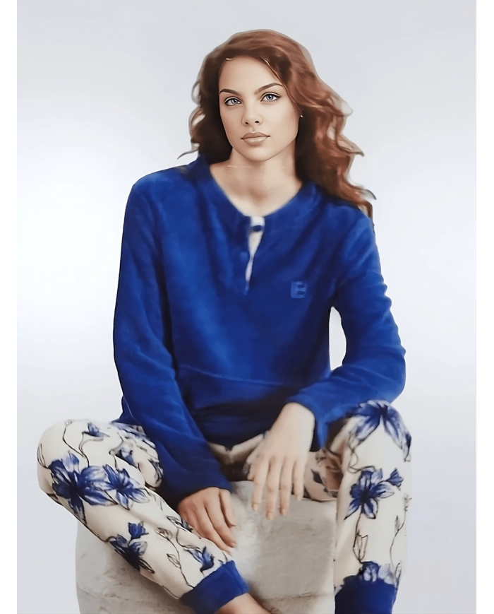 Pigiama donna in caldo pile Laura Biagiotti 96807