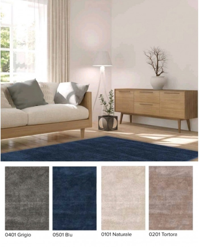 Tappeto tinta unita Sound 120x170cm Linea Oro