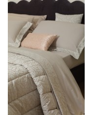 Completo lenzuola matrimoniale 100% cotone Alice - Battaglia Classico Italiano