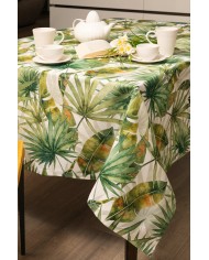 Tovaglia 6 posti in panama di puro cotone Neith Milla