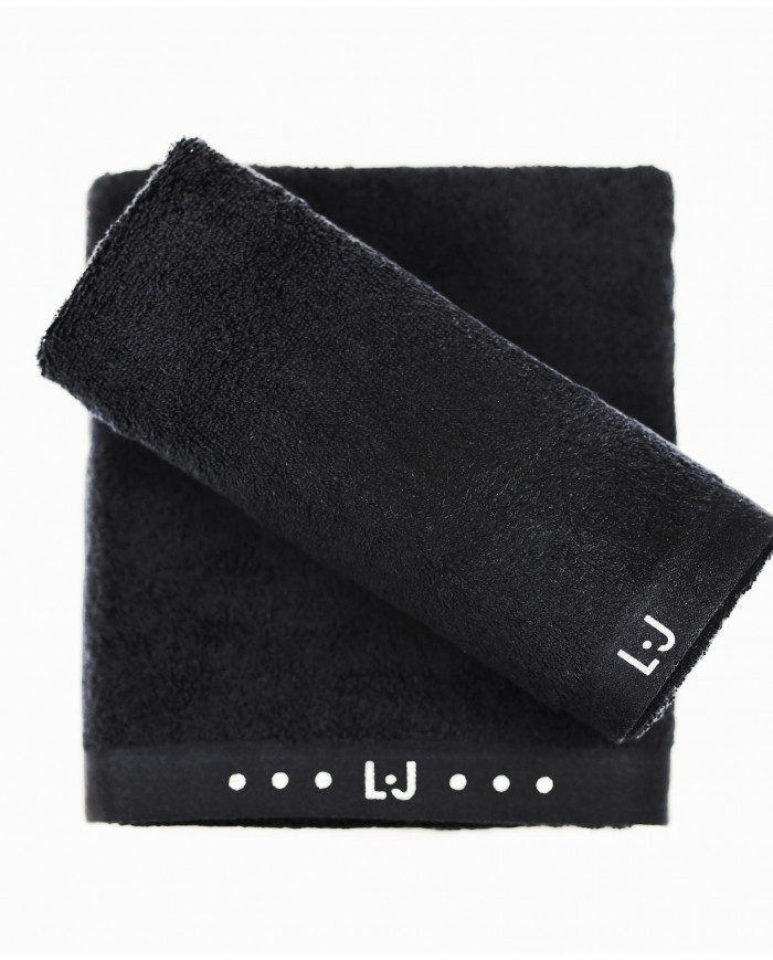 Set asciugamani 1+1 in spugna puro cotone Liu Jo