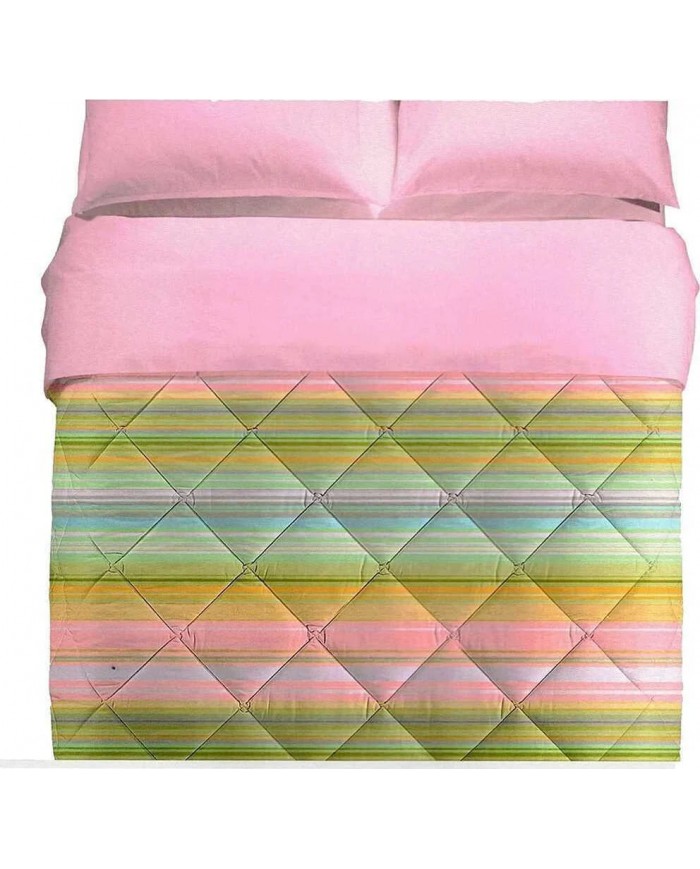 Trapunta letto singolo Caleffi Adriatic Pink