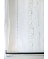 Completo lenzuola culla passeggino ricamato a mano Elite pour le Bebè 45346