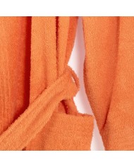 Accappatoio bambino in cotone con cappuccio Minorca Caleffi