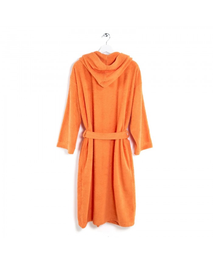 Accappatoio bambino in cotone con cappuccio Minorca Caleffi