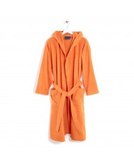 Accappatoio bambino in cotone con cappuccio Minorca Caleffi