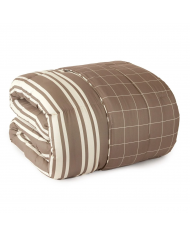 Trapunta letto singolo in microraso stampato double-face Conan S&G Home