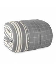 Trapunta matrimoniale in microraso stampato double-face Conan S&G Home