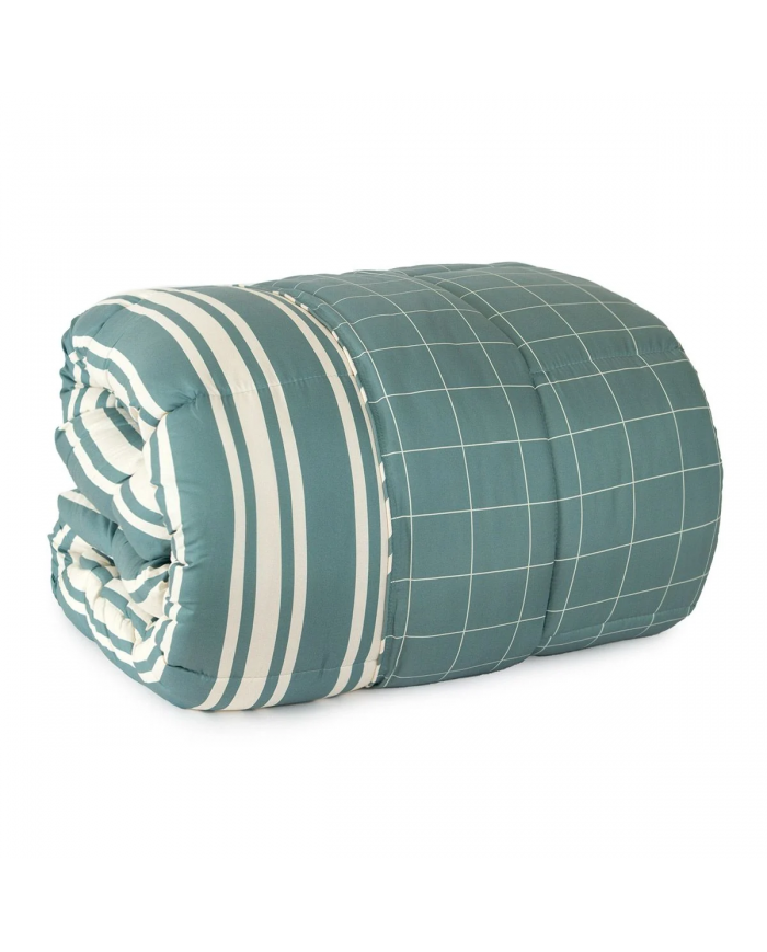 Trapunta matrimoniale in microraso stampato double-face Conan S&G Home