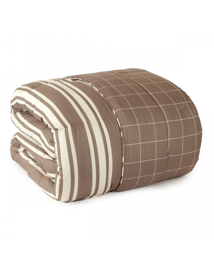 Trapunta matrimoniale in microraso stampato double-face Conan S&G Home