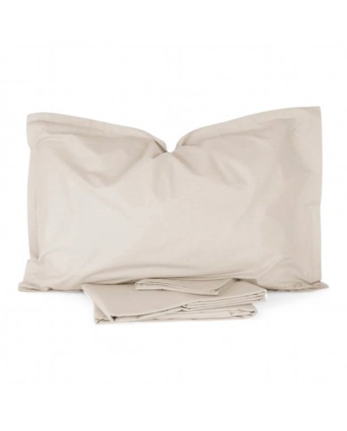 Completo lenzuola matrimoniale in percalle di cotone tinta unita Enrico Coveri