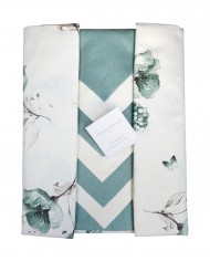 Tovaglia da 12 con tovaglioli Maestri Cotonieri botanique