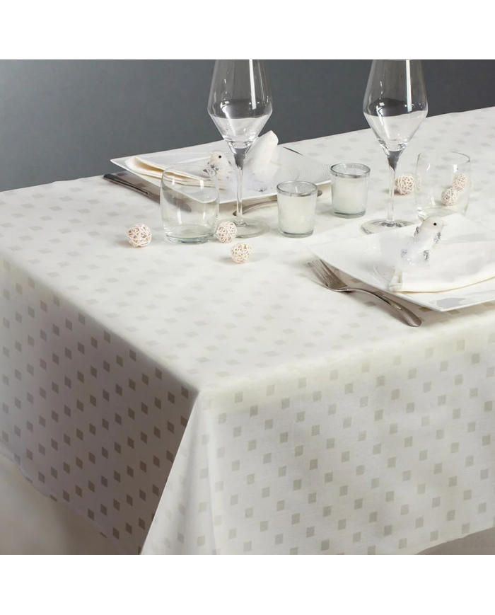 Servizio da tavola tovaglia con tovaglioli 18 posti Damina Maestri Cotonieri