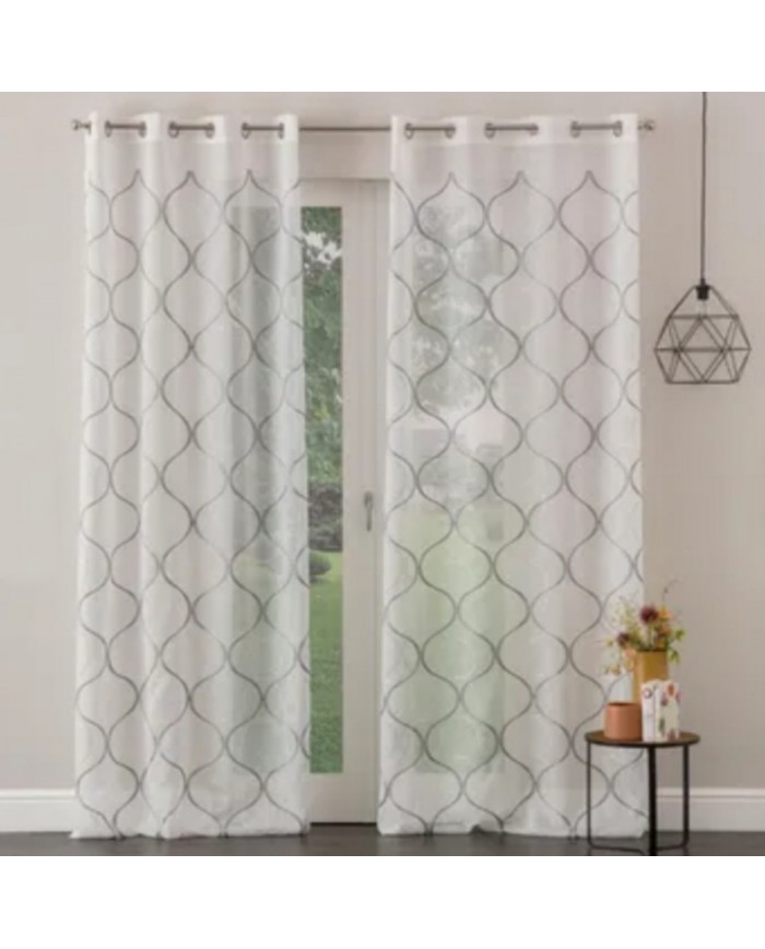 Pannello tenda con borchie devoreh Lunar