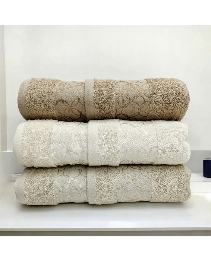 Set asciugamani spugna cotone 3+3 Neith Cristin