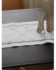 Runner ricamato misura maxi 40x180cm art. 2334