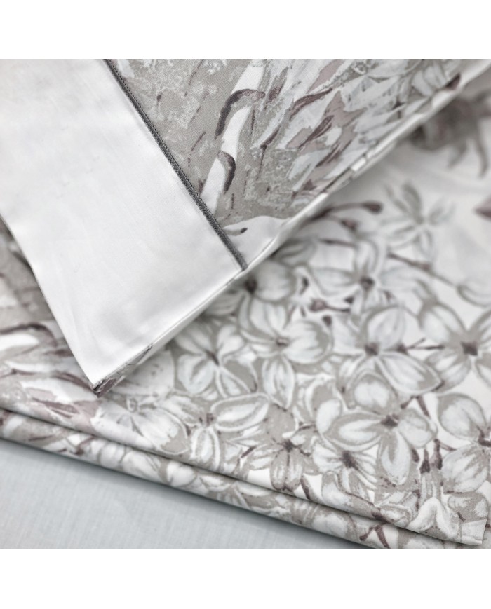 Completo Lenzuola matrimoniale in percalle di cotone Gabel Dafne var. Brezza