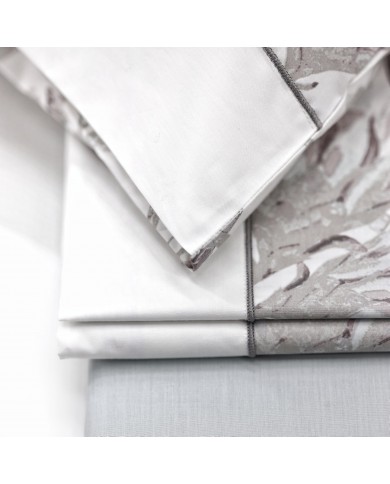 Completo Lenzuola matrimoniale in percalle di cotone Gabel Dafne var. Brezza