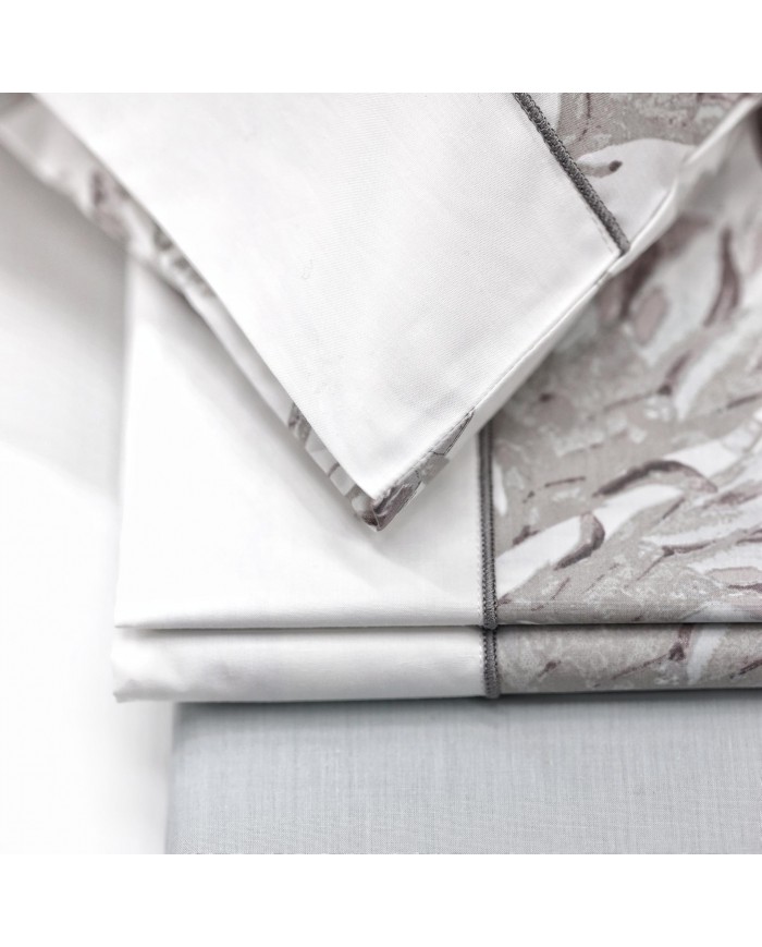 Completo Lenzuola matrimoniale in percalle di cotone Gabel Dafne var. Brezza