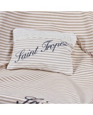 Pochette da spiaggia con pizzo Sangallo art. Stylish Saint Tropez