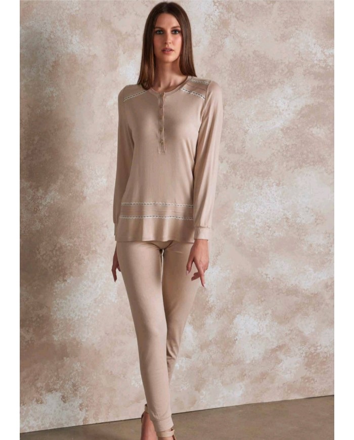 Pigiama donna in viscosa Lunatica 51174