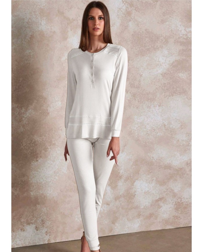 Pigiama donna in viscosa Lunatica 51174