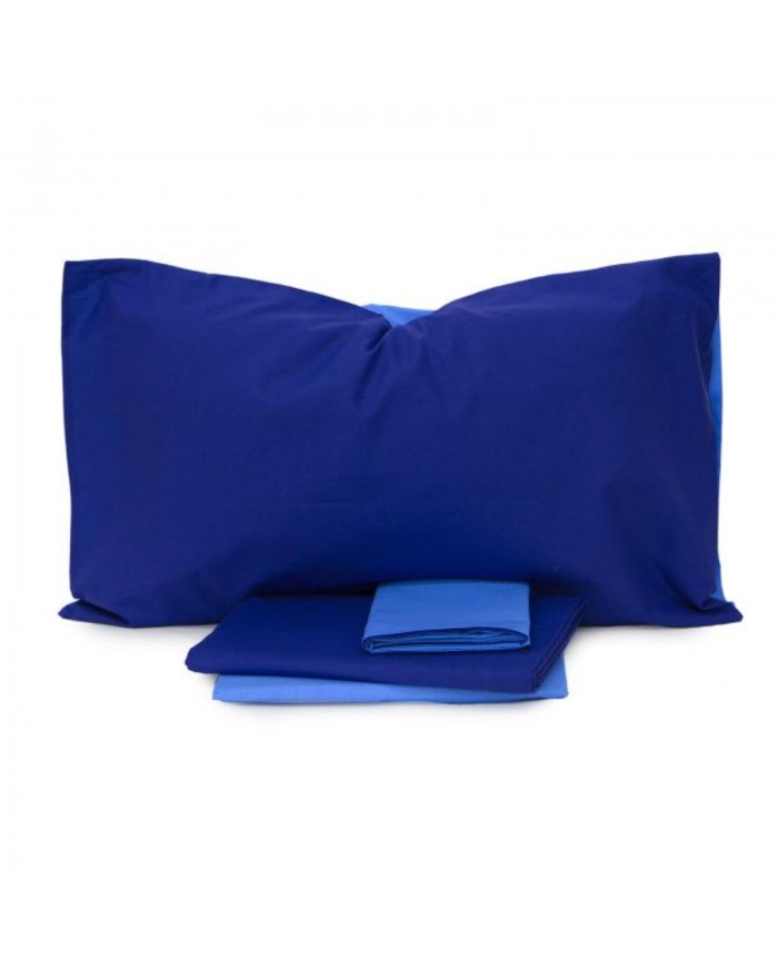 Completo lenzuola letto singolo Double Pop Color di Bassetti