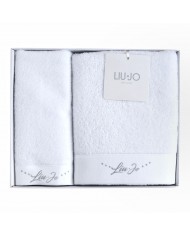 Set asciugamani 1+1 in spugna puro cotone Liu Jo art. Happy