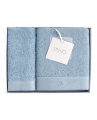 Set asciugamani 1+1 in spugna puro cotone Liu Jo art. Happy