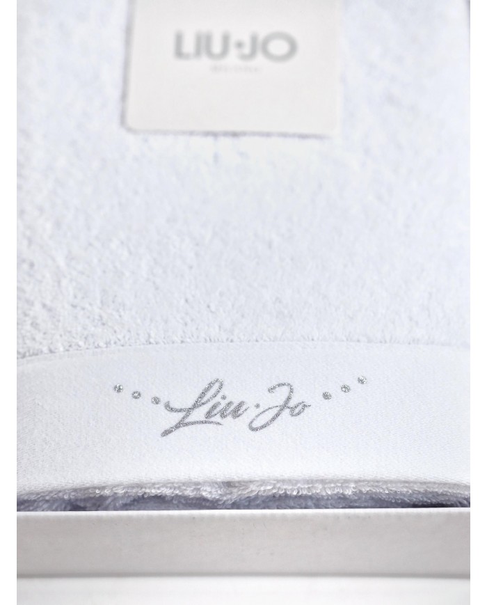 Set asciugamani 1+1 in spugna puro cotone Liu Jo art. Happy